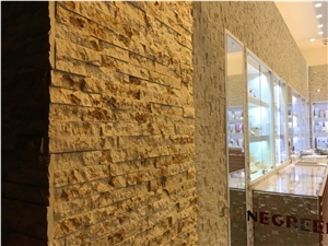 Yellow Cultural Stone Sandstone Building Wall Cladding