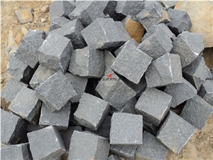Padang Dark G654 Granite Cube Stone & Pavers