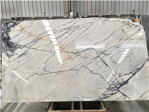 Romantic Grey Marble Slabs , China"S Floor Tiles Pattern & Style