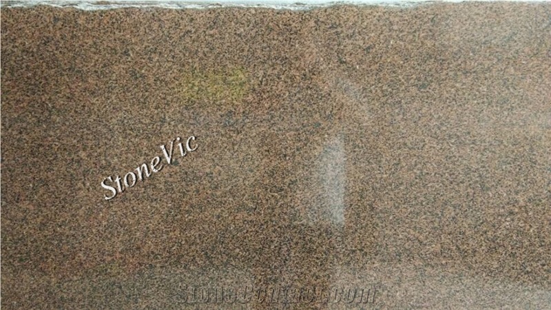 Gold/Yellow Granite,China Ted Red,Random slabs,Customized decorations.