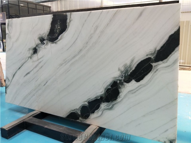 Panda White Marble Floor Tiles, Stone Slabs&Tiles, Interior Design Hot, China Panda White Marble
