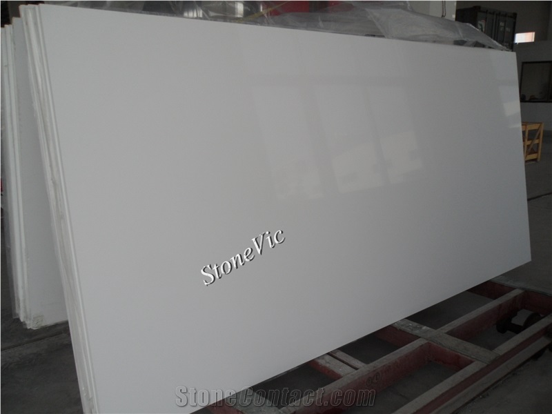 Pure White Quartz,China Super White,Artificial/Engineered Stone