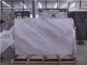 Size 2x3m Volakas White Mable Thin Panels for Decorative Wall Design
