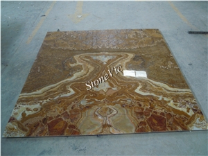 Tiger Onyx,Book Match,Super Thin Panel,Composite/Laminate,Translucent
