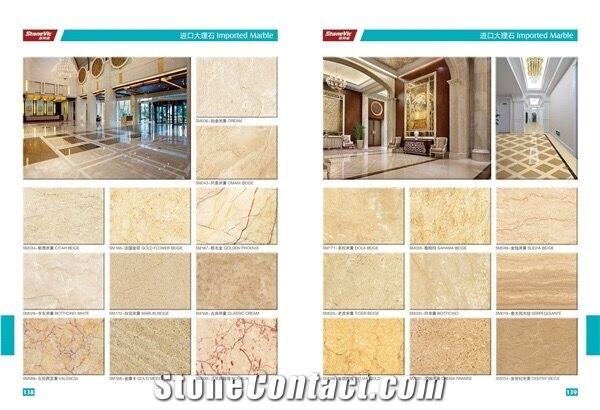 White Marble Calacatta Amber Slabs&Tiles for Floor&Wall, Translucent/Thin