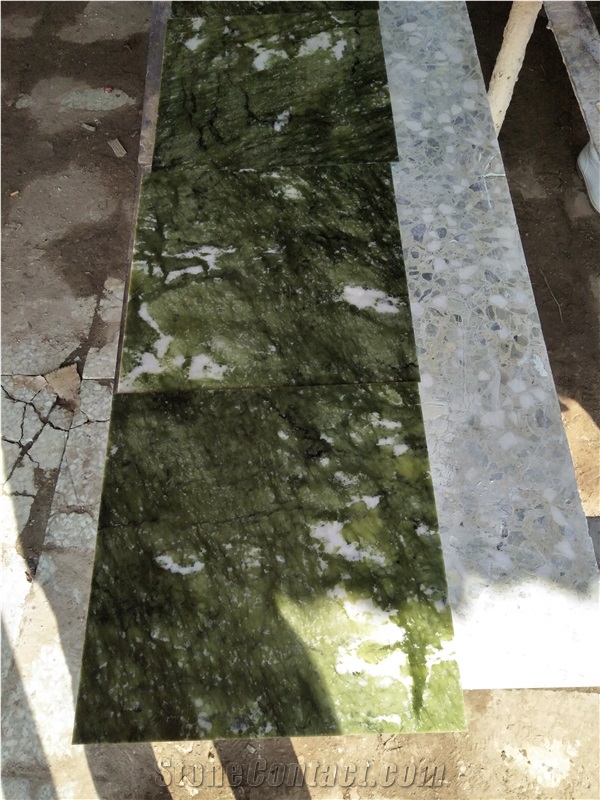 Ming Green Marble Slabs & Tiles, China Green Marble