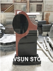 Imperial Red/Shanxi Black Headstone/Tombstone/Monument/Gravestone