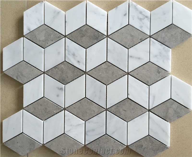 White Marble/White Marble Mosaic/Carrara Marble/Mosaic