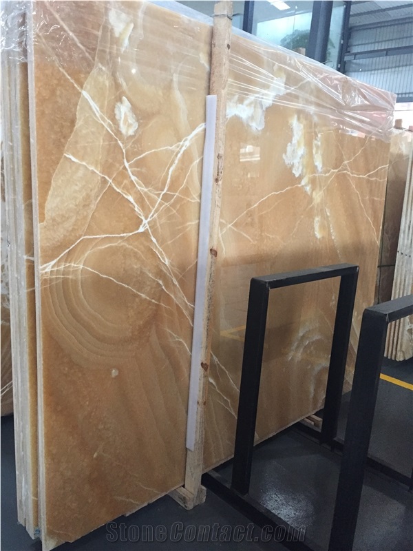 Onyx Yellow Jabe Slab for Sale from Xzx-Stone