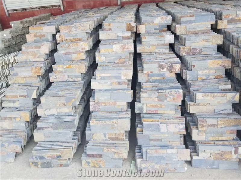 Yellow Rust Slate Culture Stone Manufacturer
