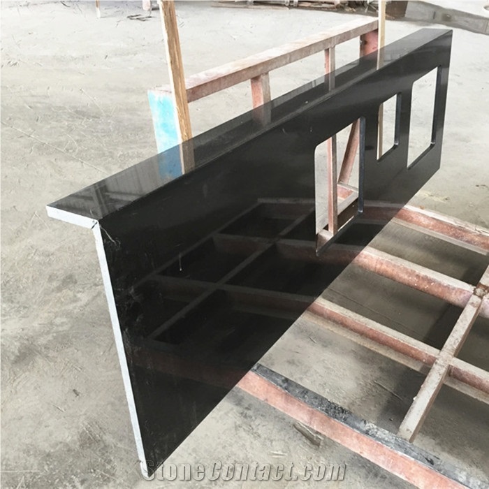 Cheap China Pure Black Granite Kitchen Worktops,Black Granite Bar Tops