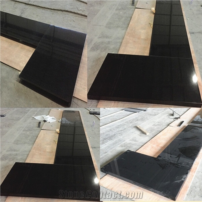 China Absolute Black Granite Kitchen Countertop,Chinese Black Work Top