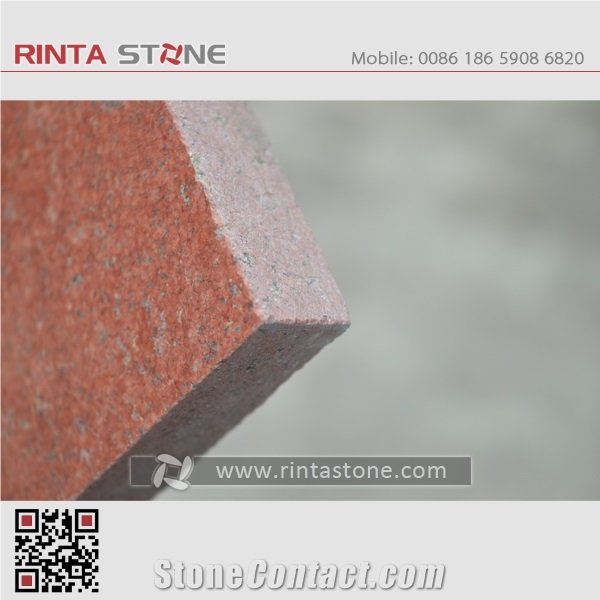 Asia Red Granite China Natural Colour No Dyed / No Painted Dark Deep，Granite Tiles & Slabs