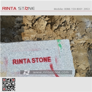 Rosa Beta Barry White G623 Granite Blocks Boulders Quarry Rocks