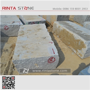 Rosa Beta Barry White G623 Granite Rought Raw Material Blocks Rocks