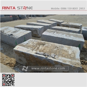 Rosa Beta G623 Granite Grey Gray Stone Blocks Raw-Material Rough