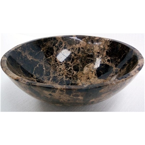 Natural Stone Vessel Wash  Sink Bathroom Marble