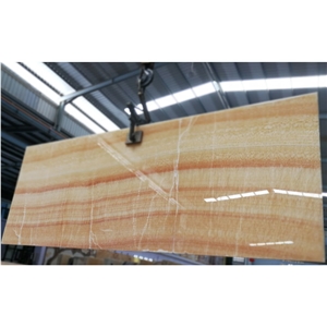 YUANDA Cappuccino Honey Yellow Onyx Slabs