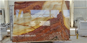 Red Onyx Slabs, Mexico Red Onyx
