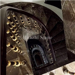Brown Armani Marble/Chinese Marbles/Brown Marbles/Coffee Mousse Marble Staircase