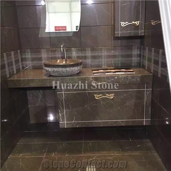 Brown Armani Marble/Chinese Marbles/Brown Marbles/Coffee Mousse Marble Staircase