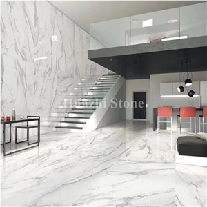 Carrara White/Bianco/Italian/Wall Covering /Hotel Floor/Tv Set
