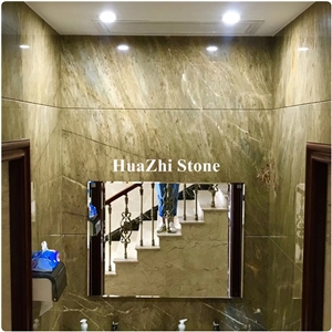 China Manufacturers Modern New Style Barcelona Gold Colors Marble