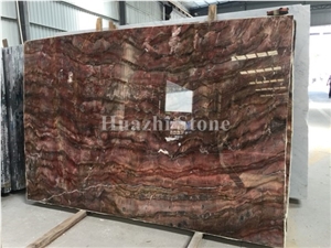 Home Improvement Red Onyx for Tv Walling Tiles