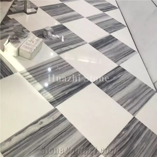 Ink Serpeggiante/Chinese Marble/White Marble/Hotel Projects/Flooring