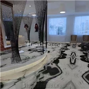 Interior Design/Panda White/ Chiese Marble/Tiles/Walling/Flooring