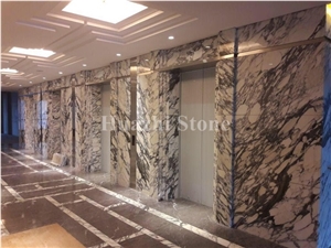 Italy Arabescato White Marble for Home Decoration