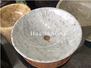 Marble Round Sinks for Bathroon, Oval Basins for Vanity, Square Sinks