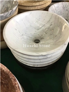 Marble Round Sinks, Stone Oval Basins, Brown Wash Basins
