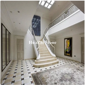 Marble Stair Treads and Risers Tile Stair Bullnose and Riser Threshold
