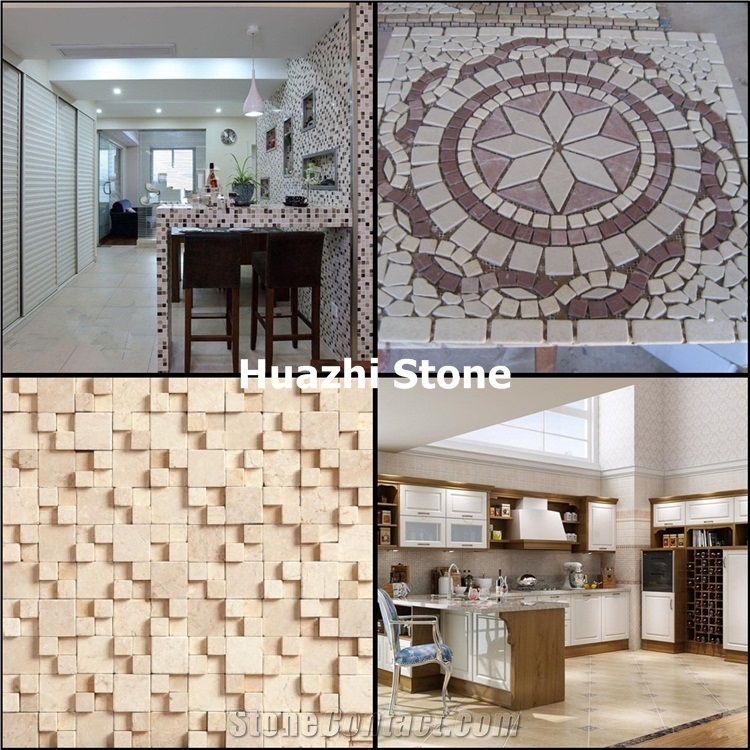 Natural Marble Mosaic/ Floor Paving/Shower Design /Bathroom Flooriing