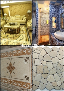 Natural Marble Mosaic/ Floor Paving/Shower Design /Bathroom Flooriing