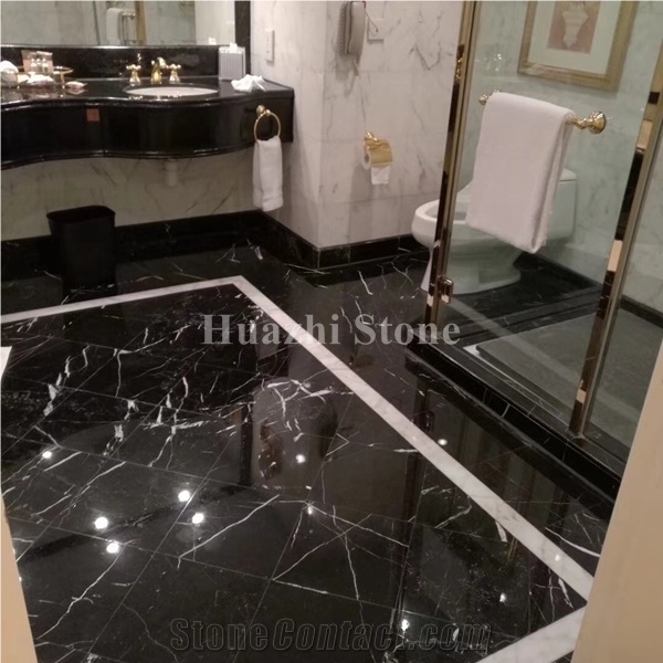 Nero Marquina/Black Marquina/Chinese Marble/Hotel Floor/Home Walling