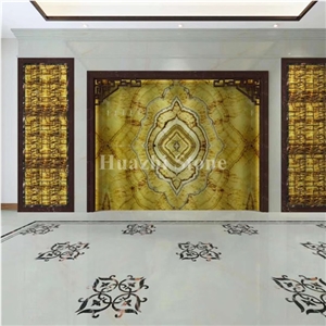 Peacock Jade/Chinese Marble Tiles&Slabs /Home Improvement/Hotel Projects/Wall/Floor