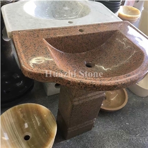 Red Granite Sink/Bassin/Wash Basins/Round Basin/Mosaic Sink/Round Sink