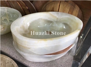 Stone Oval Sinks, Vessel Sinks, Round Basins, Onyx Square Basins Decor