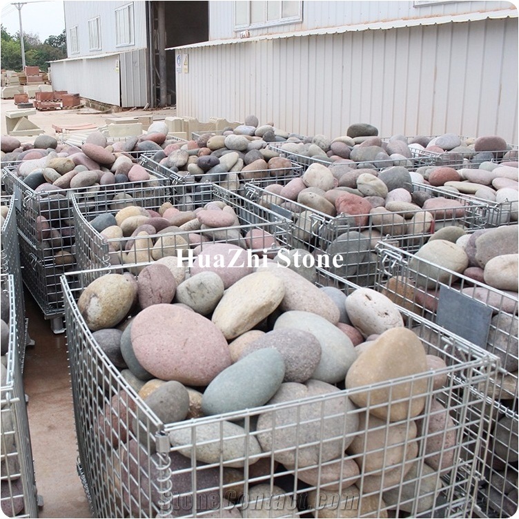 Tumble Pebble Stone For Landscaping Large Pebbles Garden Decoration Xiamen Huazhi Import Export Co Ltd