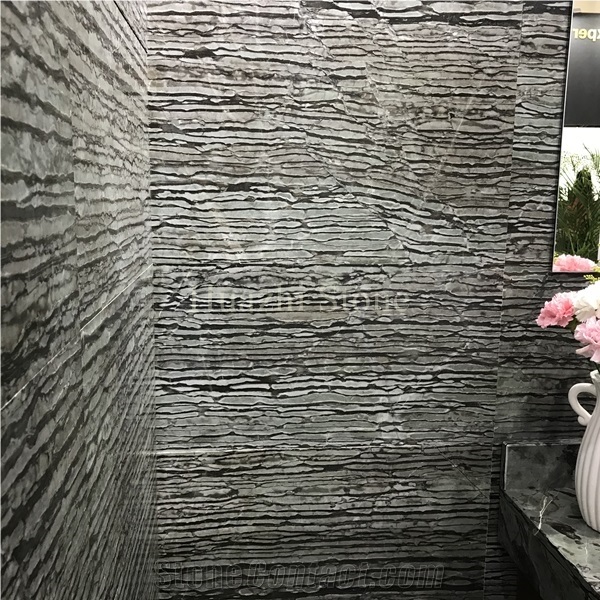 Zebra Marble Anitique Slabs & Tiles, China Green Marble