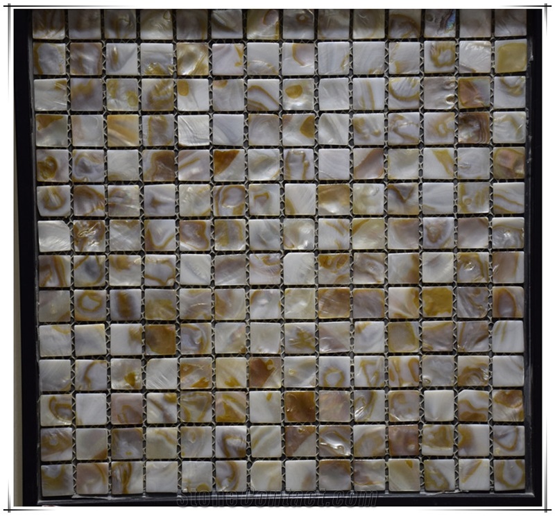 Interior Wall Mosaic Bathroom Seashell Floor Backsplash Tile