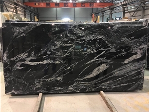 Fantasy Black Granite Slabs