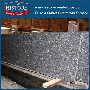 China Blue Pearl Granite Countertop Bar Top Island Solid Surface