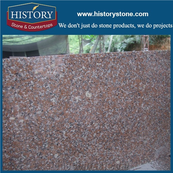 China G696 Yongding Granite Tiles Hot Sell Stone Frisk Red Salmon Brow