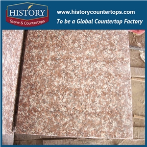 China Peach Red Granite Tile Solid Surface,Engineered Stone Slab