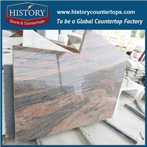 China Red Granite Countertop Bar Top Solid Surface Worktop