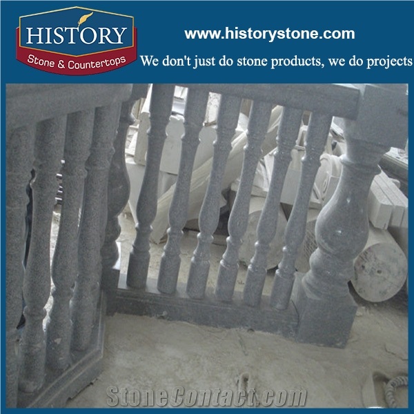 G633 Granite Baluster High Quality Stone Staircase Rails Bally White