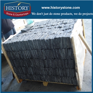 G684 Black Pearl Cobble Stone Cheap Granite Paving Honed Hot Selling